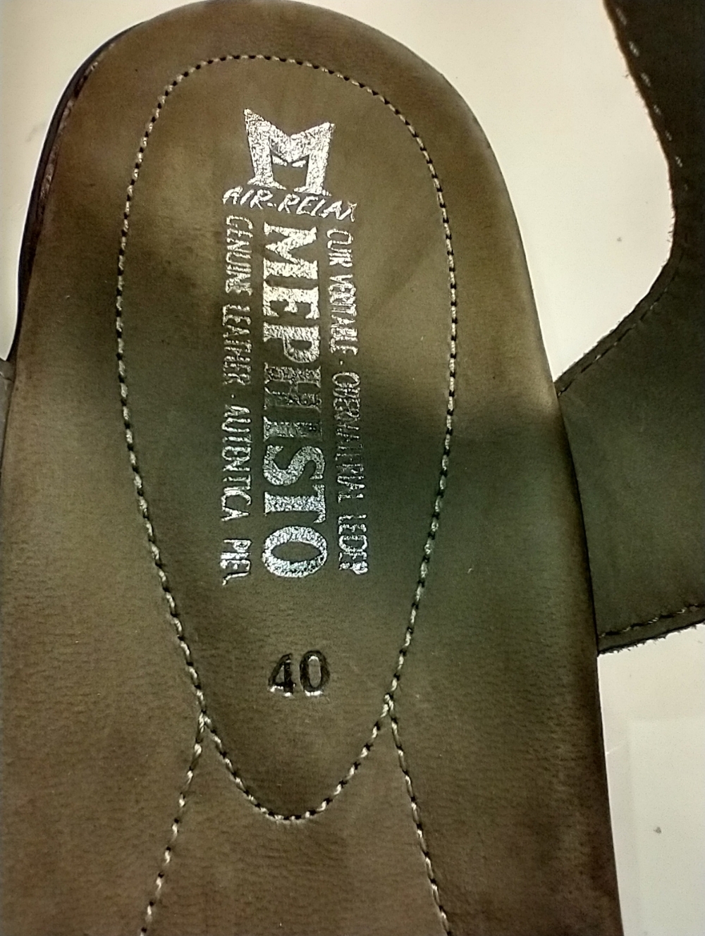 Mephisto Pattie Leather Adjustable Comfort Sandals Women's sz 10(40). - Picture 10 of 12